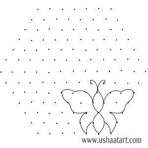 Butterfly Kolam 1