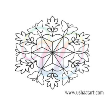 Flower Kolam 86