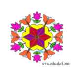 Flower Kolam 86