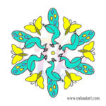 Peacock Kolam 15