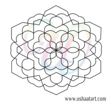 Flower Kolam 87