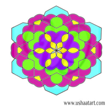 Flower Kolam 87