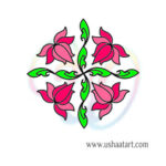 Flower Kolam 100