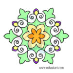 Flower Kolam 99