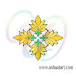 Flower Kolam 104
