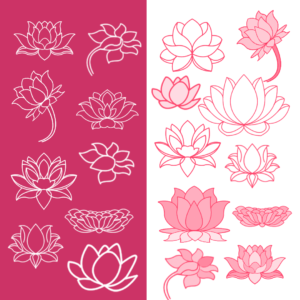 Lotus Brush Strokes