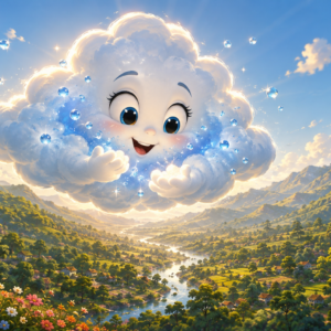 Mega the Little Cloud Who Learned to Wait