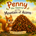 Penny the Squirrel and the Mountain of Acorns