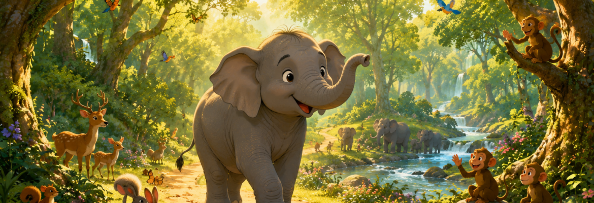 Gaja the Elephant and the River Crossing