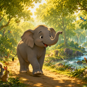 Gaja the Elephant and the River Crossing