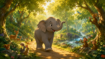 Gaja the Elephant and the River Crossing